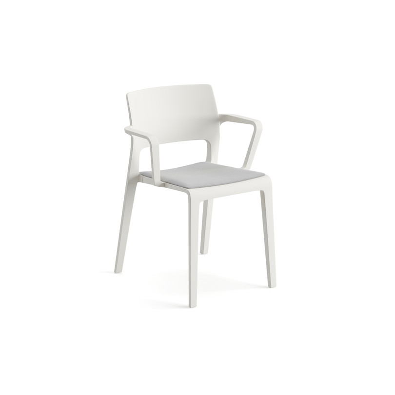 Juno 02 Chairs 4 Legs With Armrests | Arper US